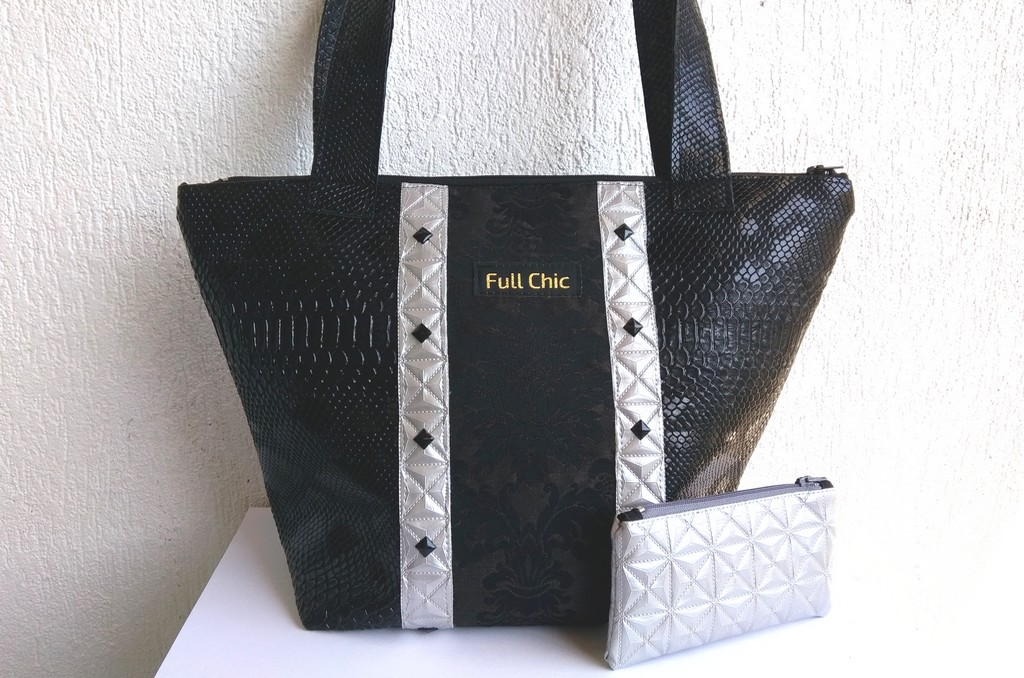 duo sac baroque argent clous