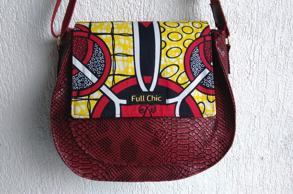 sac besace bordeaux wax
