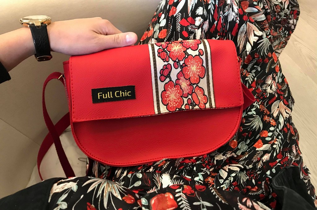 besace rouge japonaise cerisier