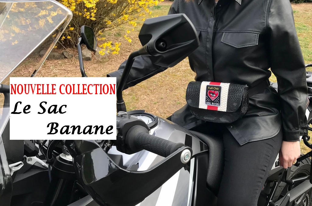 sac banane rock moto