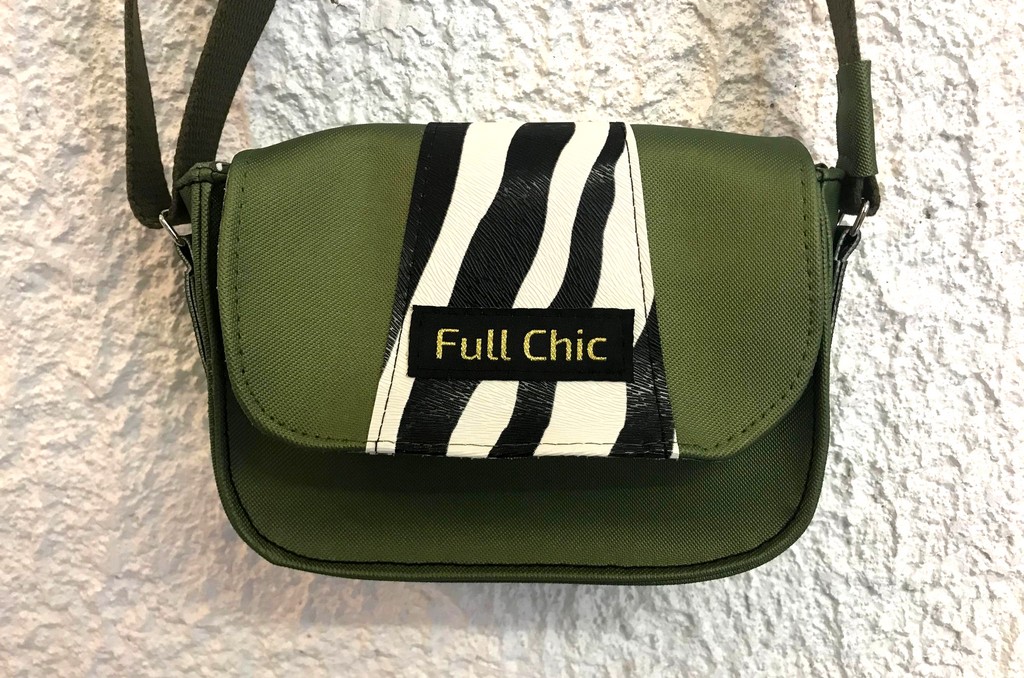Sac Minima olive zèbre